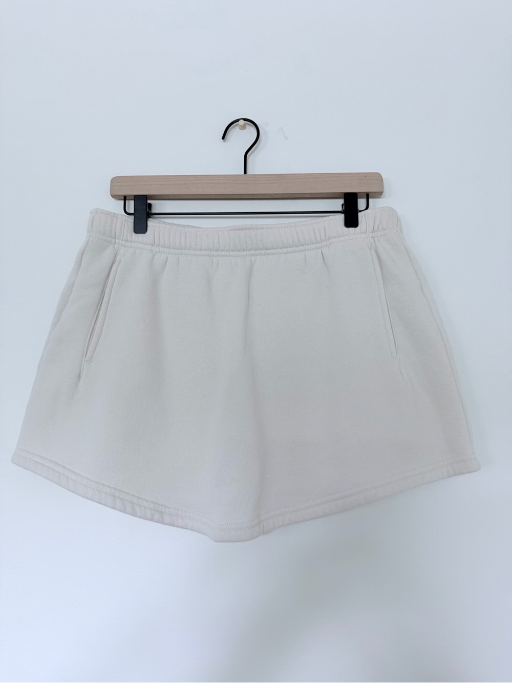 Aerie OFFLINE Women's Cream Casual Pull-On Skort w/ Built-In Shorts
